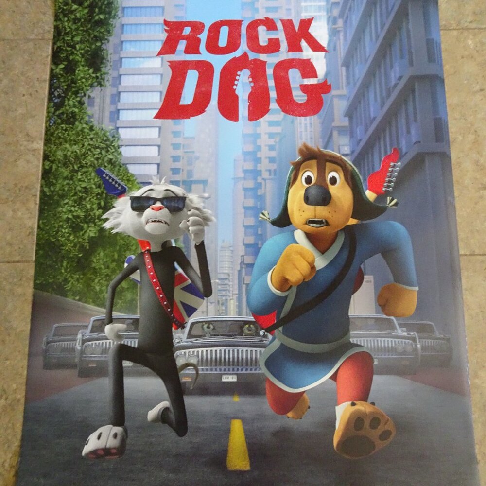 Rock Dog - Movie Poster with Bodi & Angus - Advance